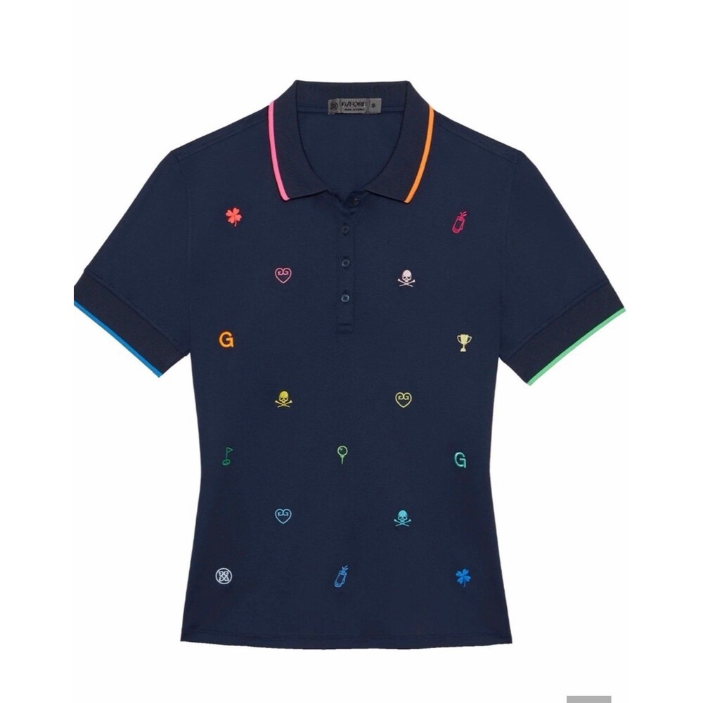 G/fore Women's Golf Embroidered Polo (Size: medium)